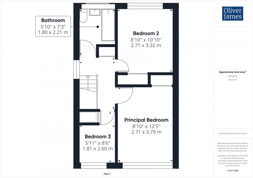 Floorplan for Coppins Close, Sawtry, PE28