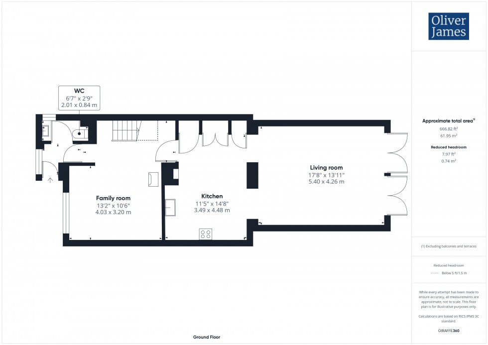 Floorplan for Ermine Way, Sawtry, PE28