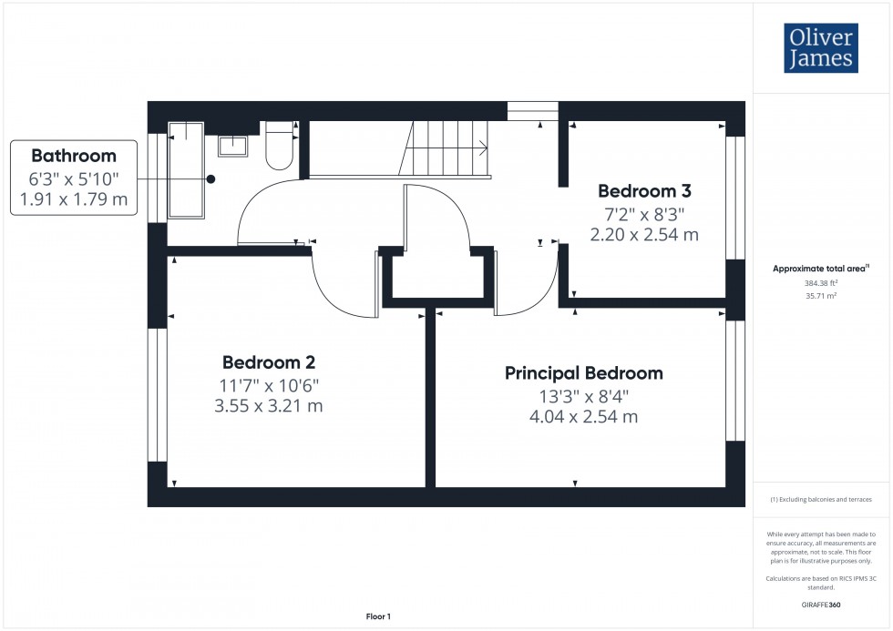 Floorplan for Ermine Way, Sawtry, PE28