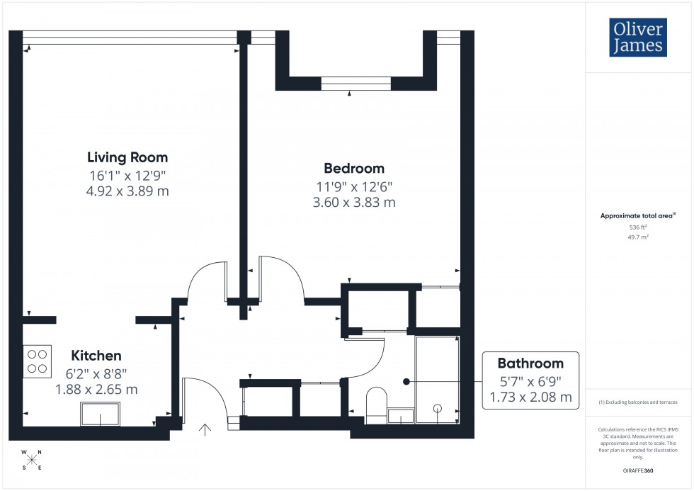 Floorplan for Grammar School Walk, Parkside, PE29