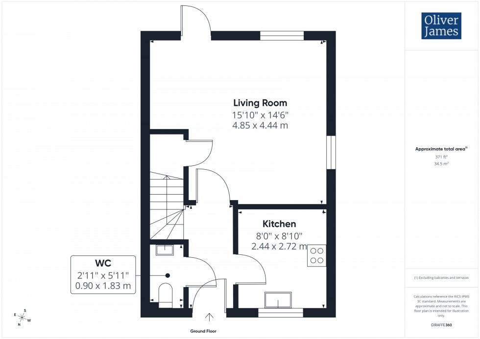 Floorplan for Bayley Road, Alconbury Weald, PE28