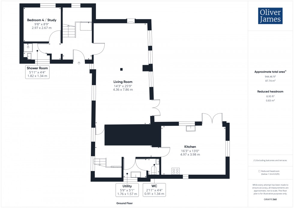 Floorplan for Abbots Ripton, Huntingdon, PE28