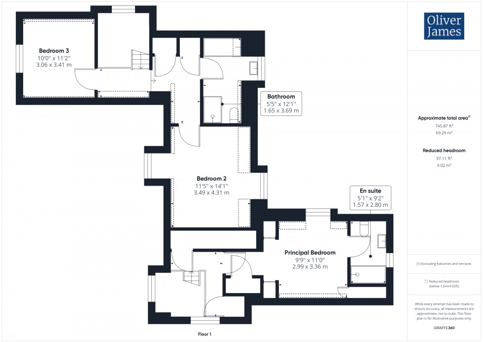 Floorplan for Abbots Ripton, Huntingdon, PE28