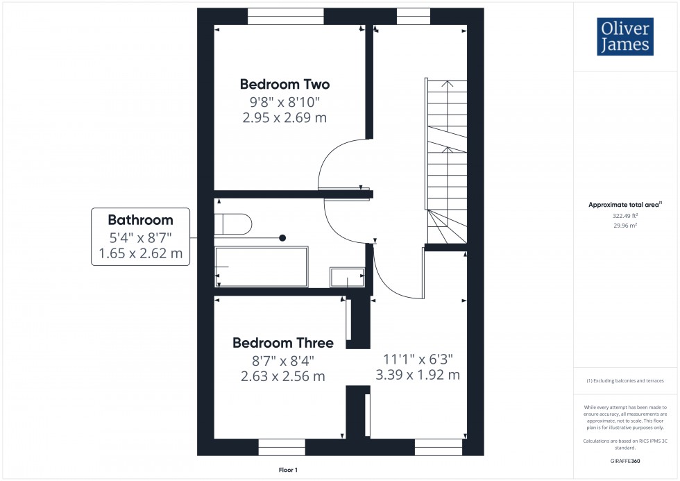 Floorplan for Old Station Place, Chatteris, PE16