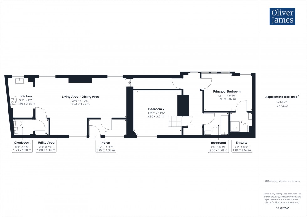 Floorplan for George Street, Walden House George Street, PE29