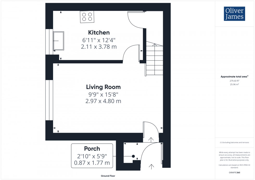 Floorplan for College Court, Sawtry, PE28