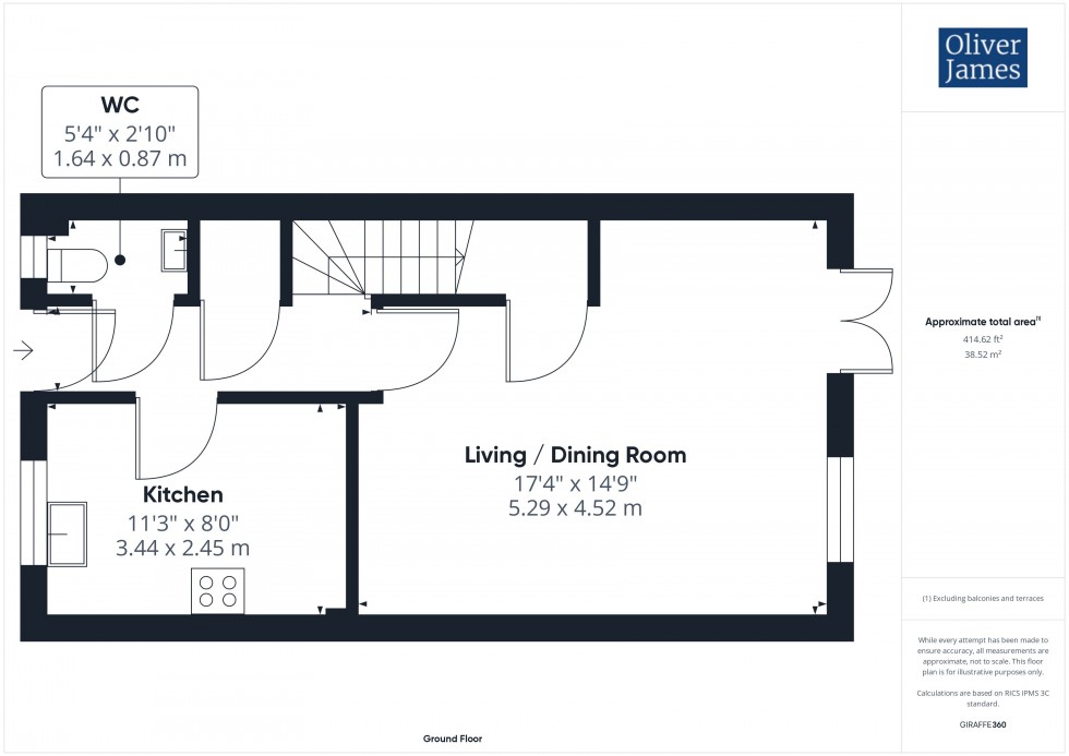 Floorplan for Thistle Close, Yaxley, PE7