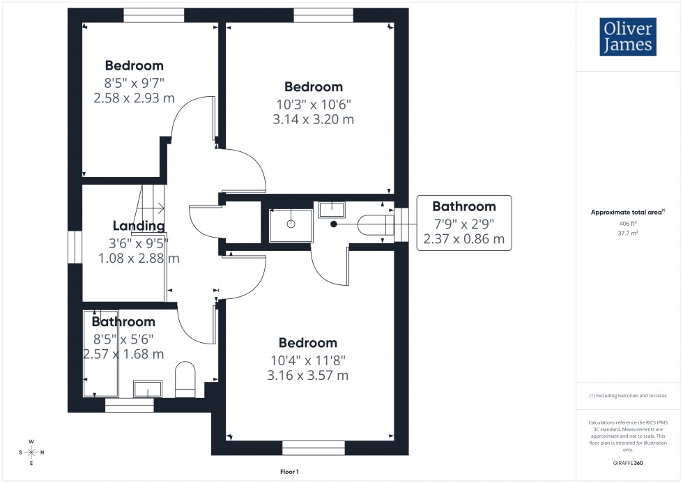 Floorplan for Carnaile Road, Alconbury Weald, PE28