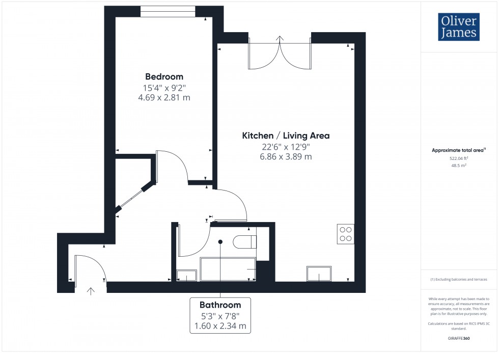 Floorplan for Princes Street, Huntingdon, PE29