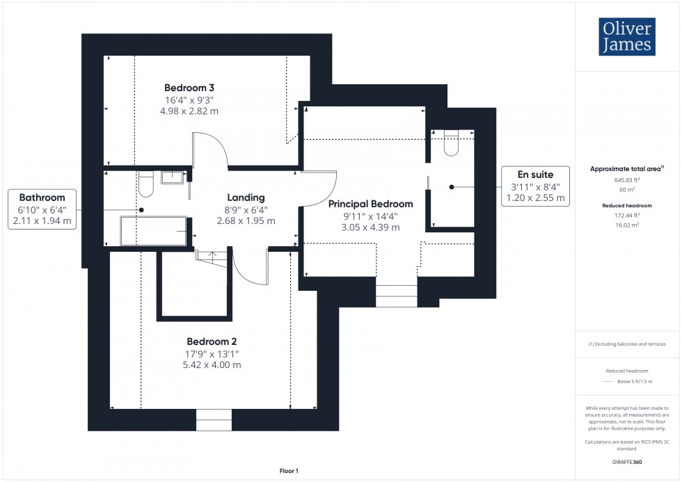 Floorplan for Desborough Road, Huntingdon, PE29