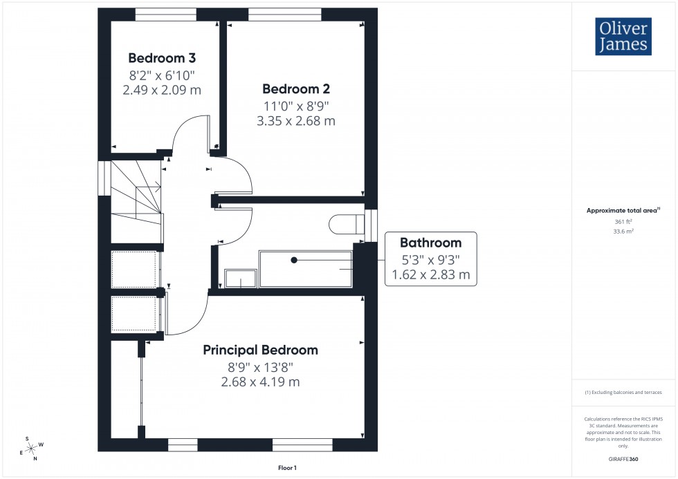 Floorplan for Harlech Court, Thrapston, NN14