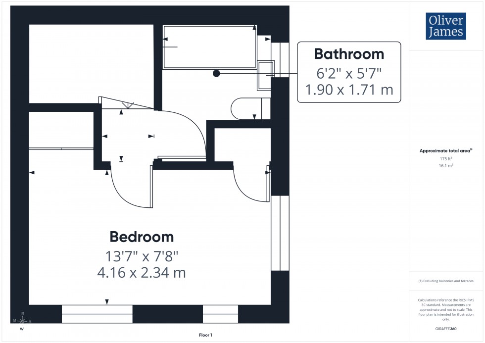 Floorplan for Bassenthwaite, Huntingdon, PE29