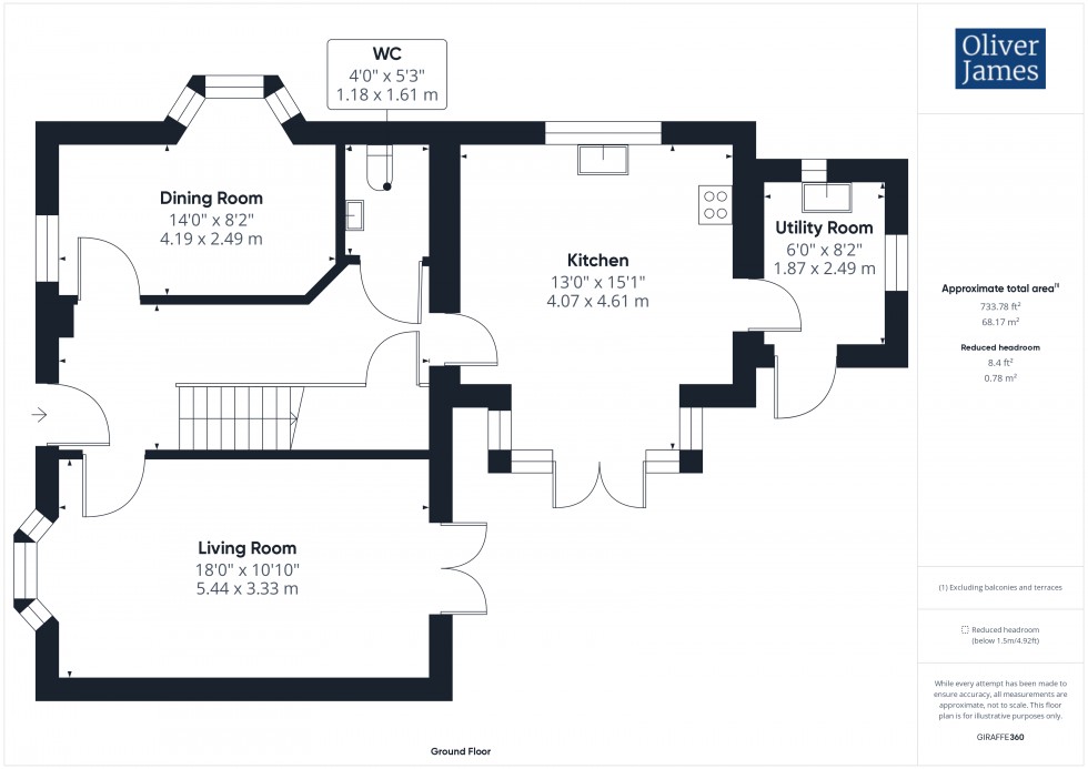 Floorplan for Farendon Road, Brampton, PE28