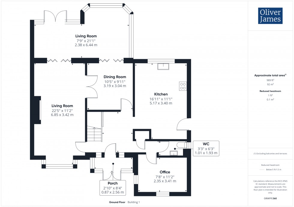 Floorplan for Lingmoor, Huntingdon, PE29