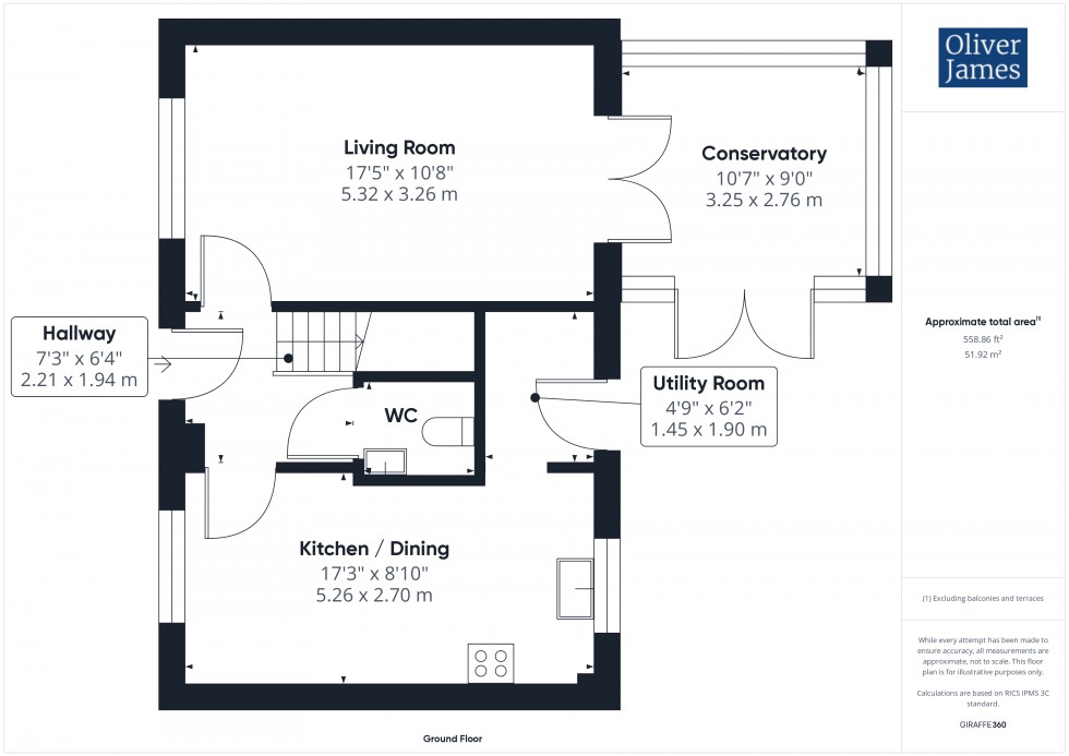 Floorplan for Howell Drive, Sapley, PE28