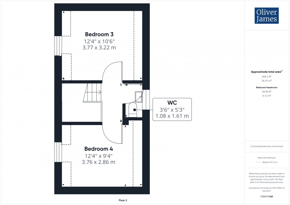 Floorplan for Howell Drive, Sapley, PE28