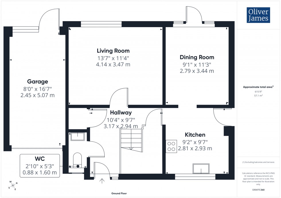 Floorplan for Wheatsheaf Road, Alconbury Weston, PE28