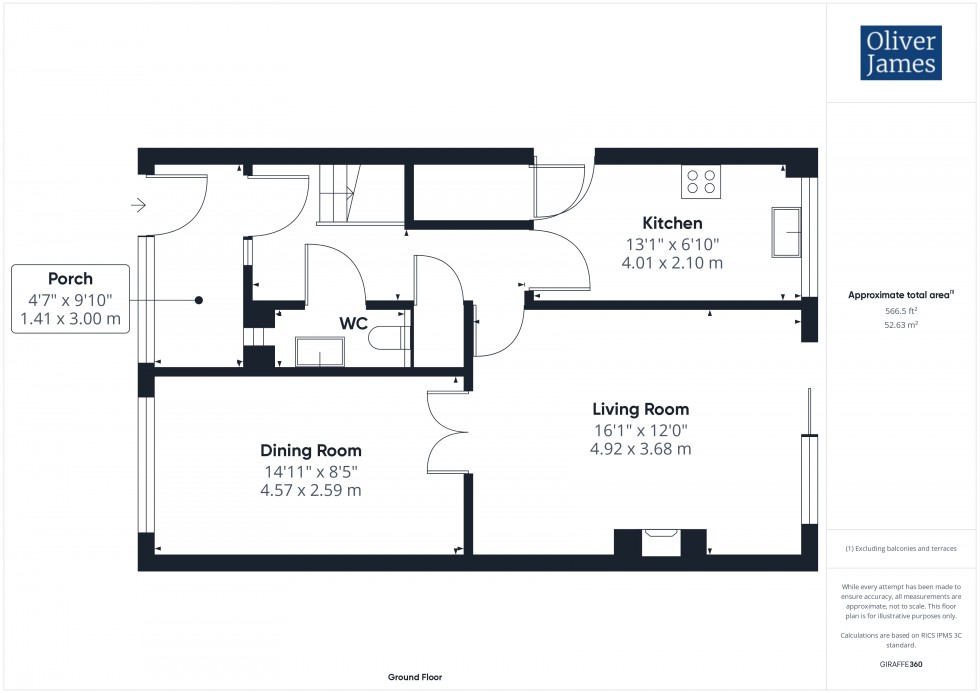 Floorplan for Rockingham Road, Sawtry, PE28