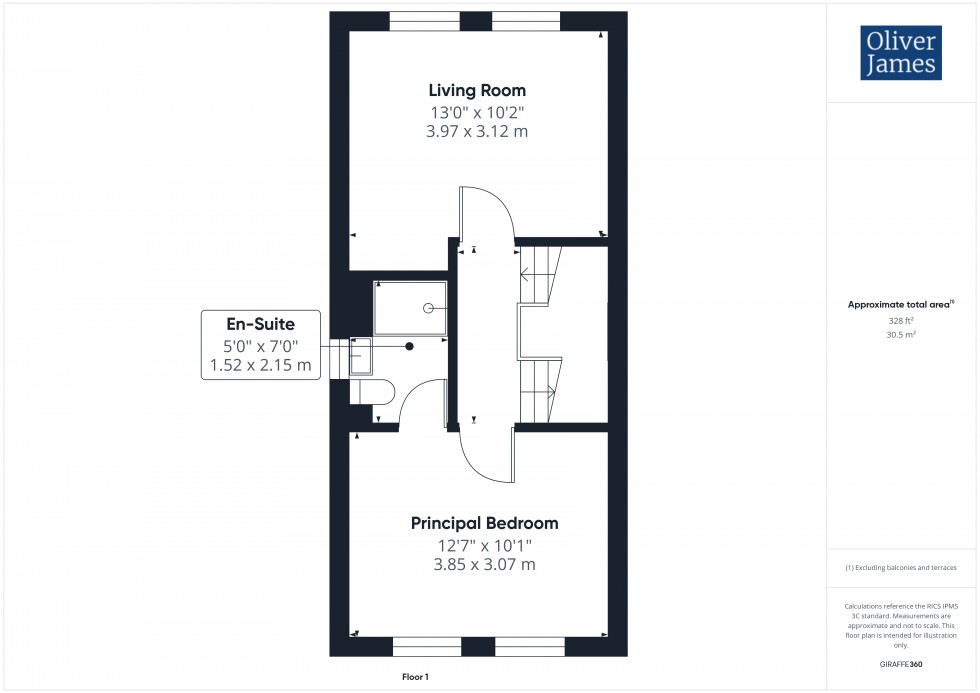 Floorplan for Hendrey Place, Godmanchester, PE29