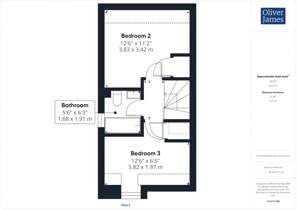 Floorplan for Hendrey Place, Godmanchester, PE29