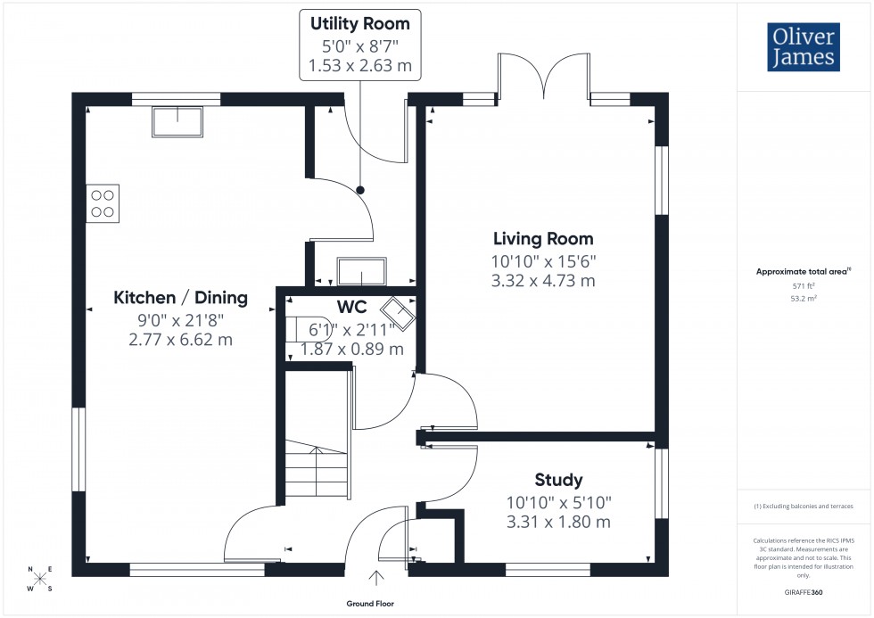Floorplan for Jackson Drive, Ramsey, PE26