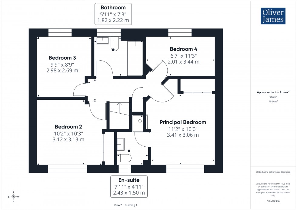 Floorplan for Chantry Close, Swavesey, CB24