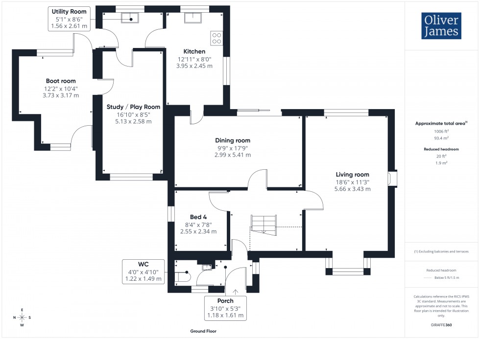 Floorplan for Newton Road, Sawtry, PE28