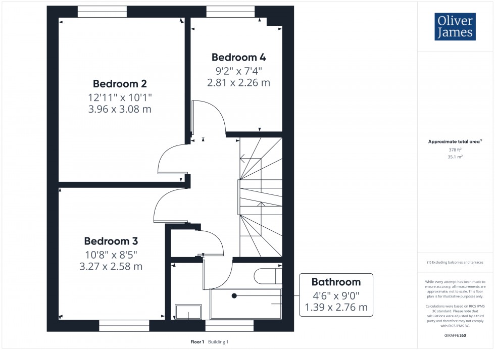 Floorplan for Little End Cottages, Warboys, PE28