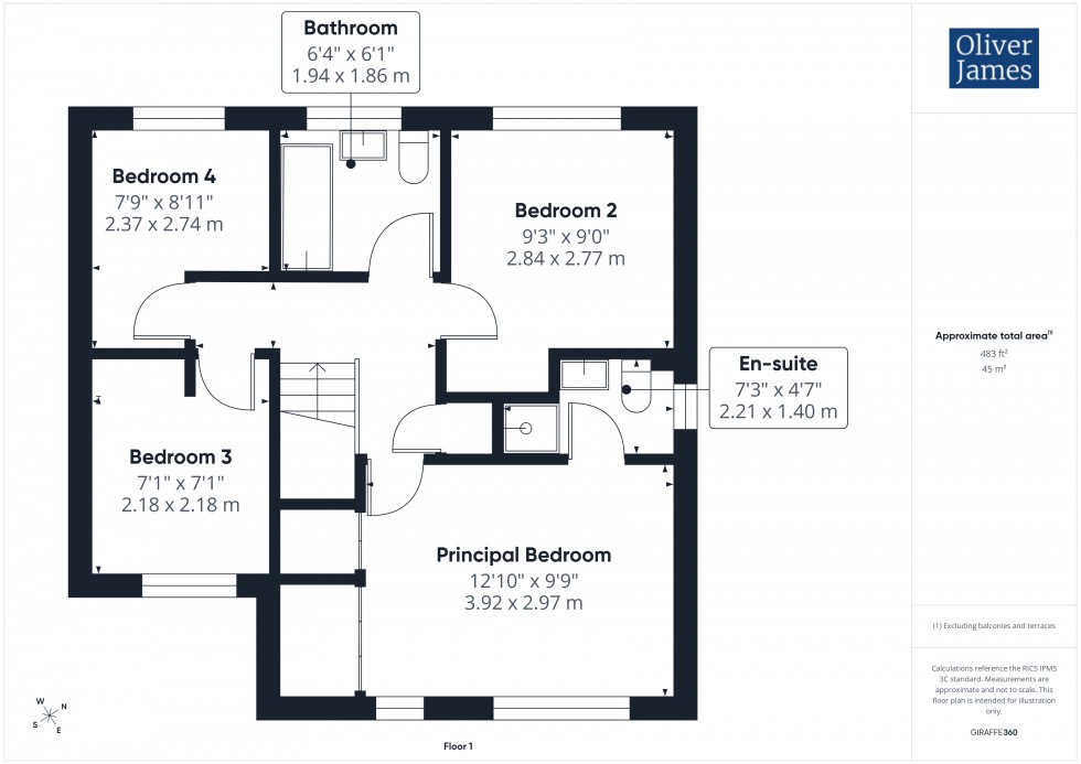 Floorplan for Wastwater, Huntingdon, PE29