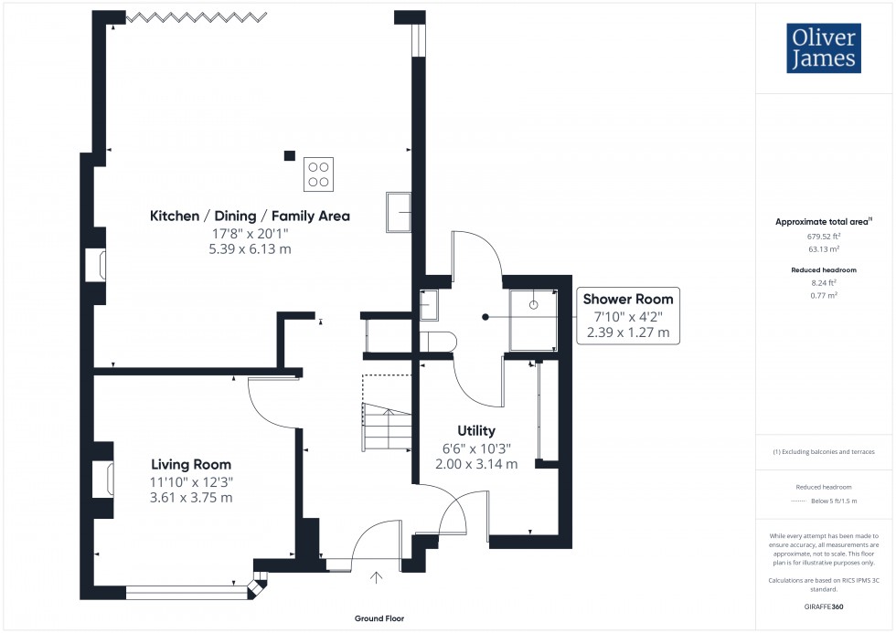 Floorplan for Miller Way, Brampton, PE28