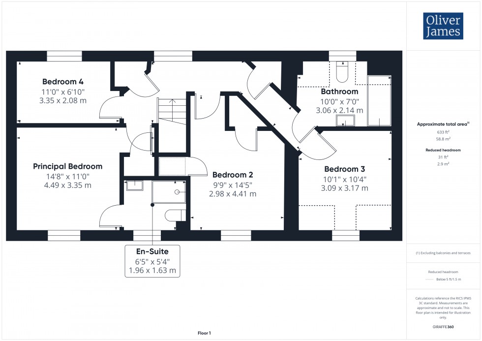 Floorplan for Pople Drive, Alconbury Weald, PE28
