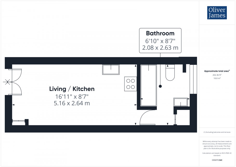 Floorplan for Bridge Place, Godmanchester, PE29