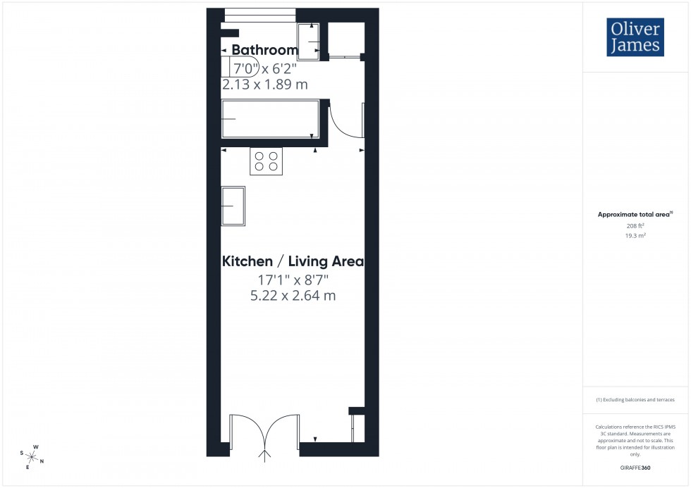 Floorplan for Bridge Place, Godmanchester, PE29