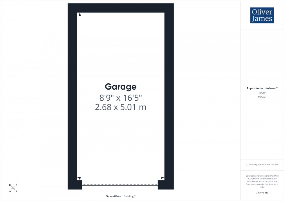 Floorplan for Merlin Close, Hartford, PE29