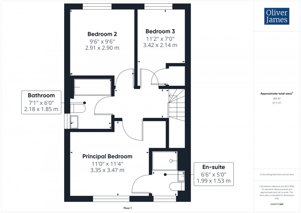 Floorplan for Payne Road, Sawtry, PE28