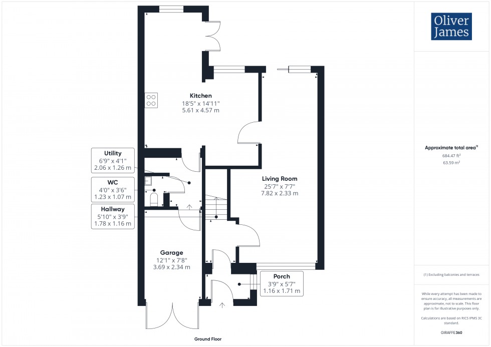 Floorplan for Shawley Road, Sawtry, PE28