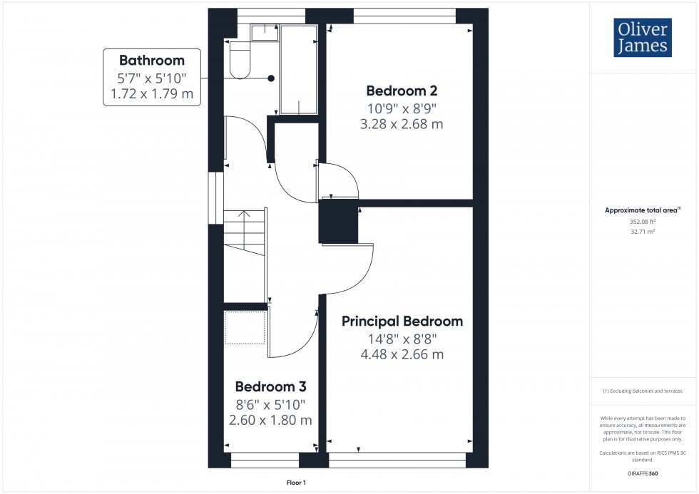 Floorplan for Shawley Road, Sawtry, PE28