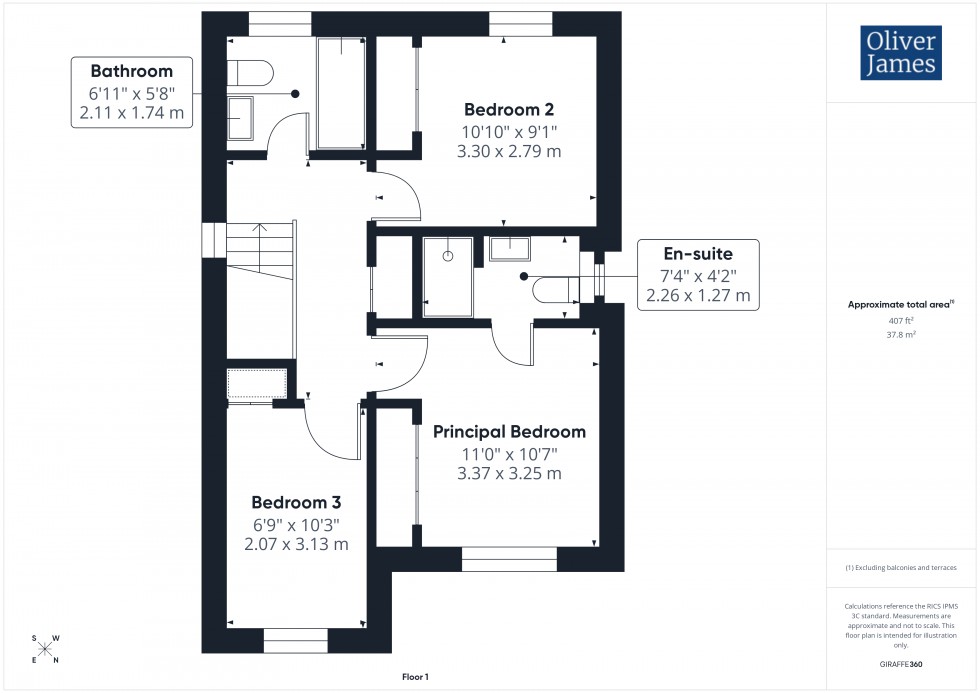 Floorplan for Ferriman Road, Spaldwick, PE28