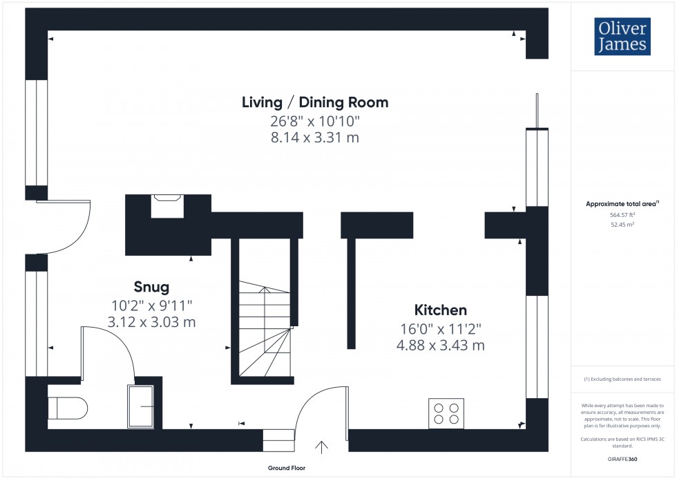 Floorplan for North Street, Stilton, PE7