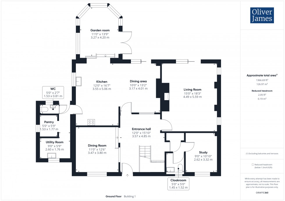 Floorplan for Vinegar Hill, Alconbury Weston, PE28