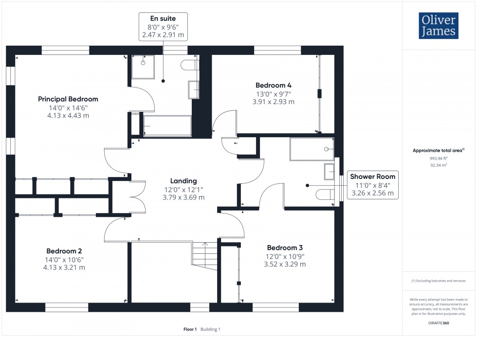 Floorplan for Vinegar Hill, Alconbury Weston, PE28