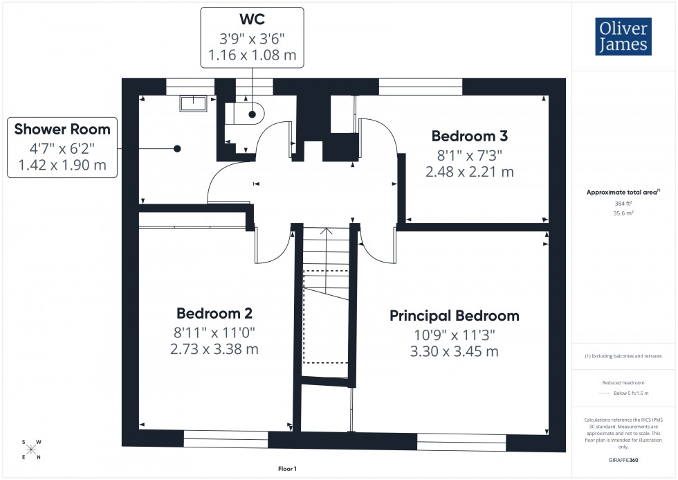 Floorplan for Maule Close, Huntingdon, PE29