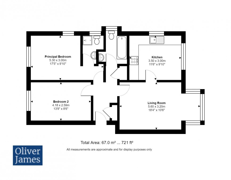 Floorplan for Cromwell Drive, Huntingdon, PE29