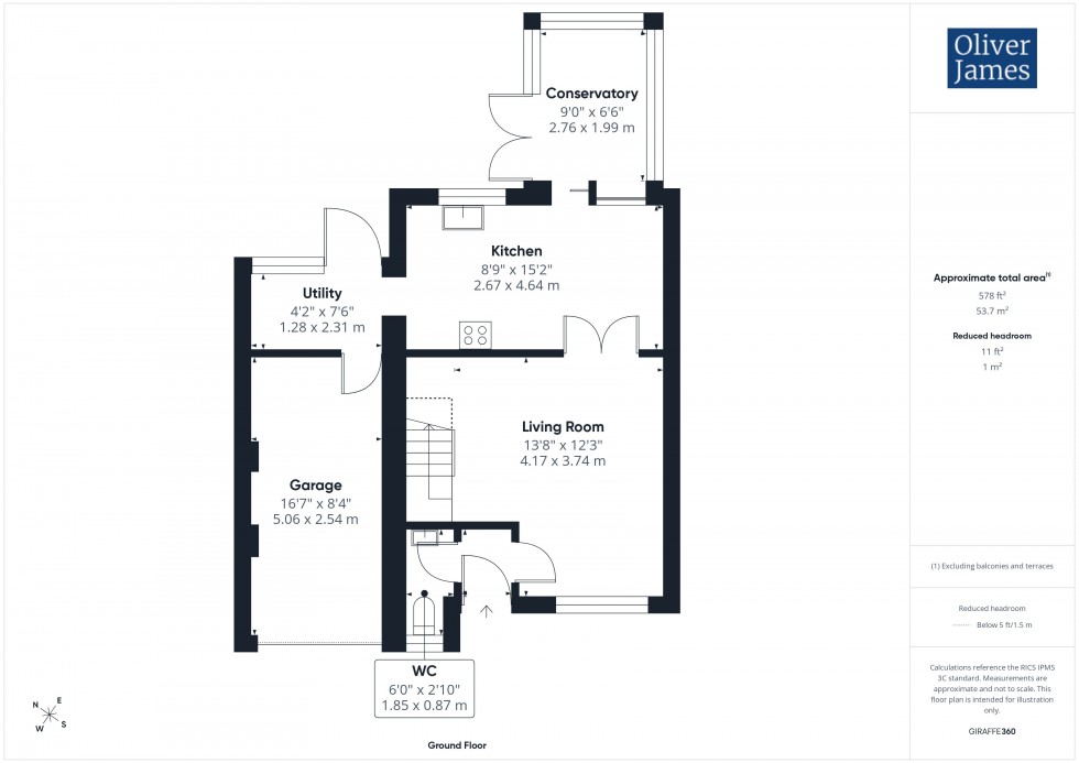 Floorplan for Bassenthwaite, Huntingdon, PE29