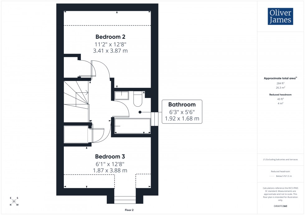 Floorplan for Norris Drive, Godmanchester, PE29