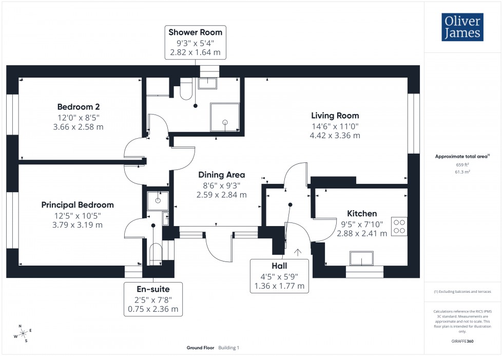 Floorplan for Deerpark Road, Sawtry, PE28