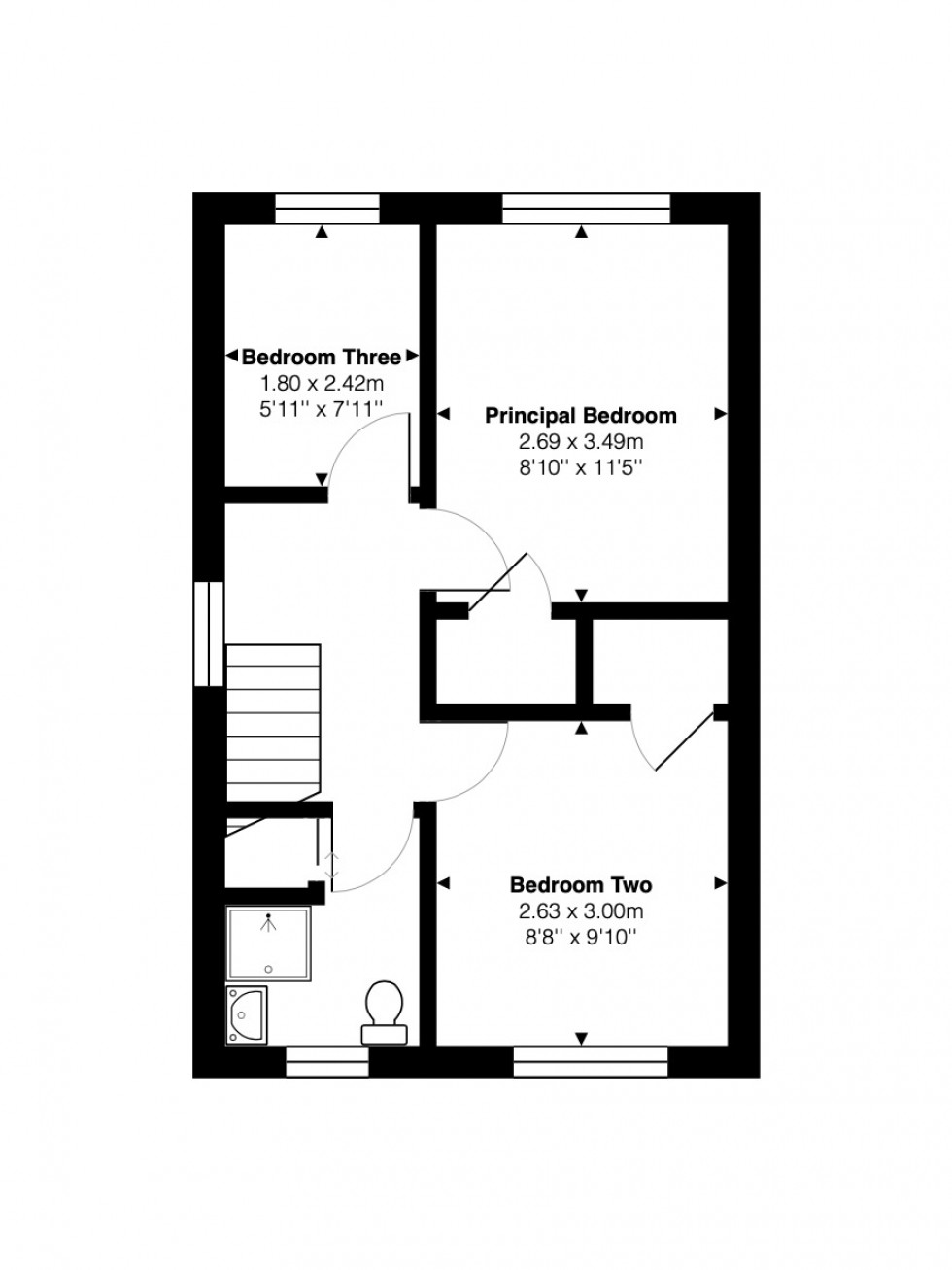 Floorplan for Windsor Road, Sawtry, PE28