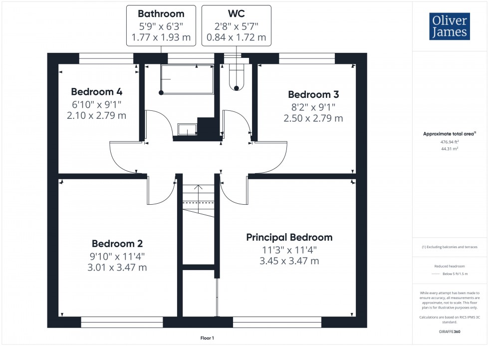 Floorplan for Thongsley, Huntingdon, PE29