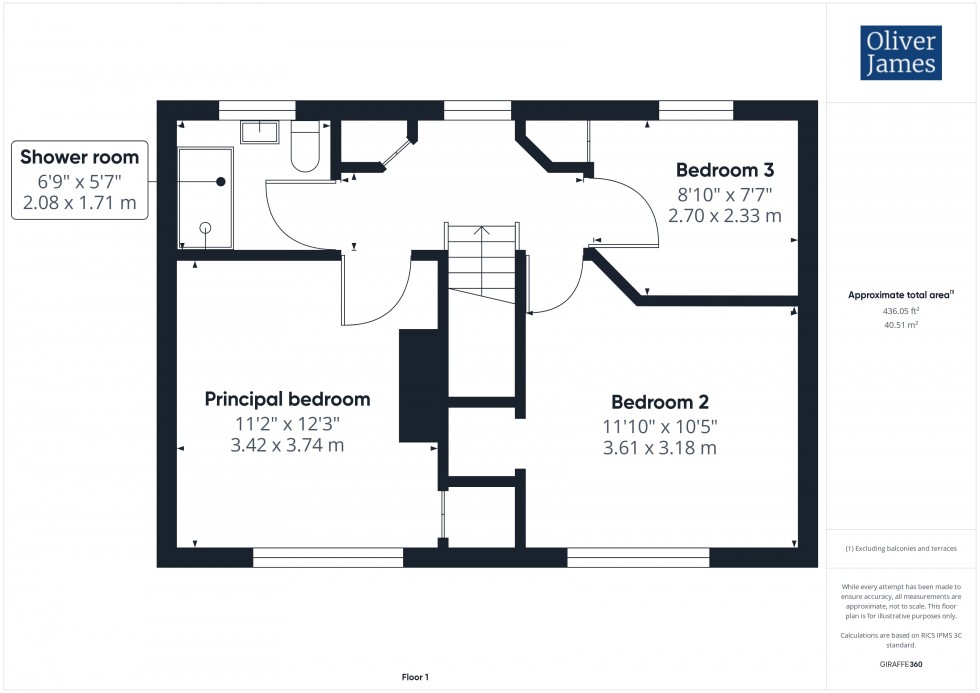 Floorplan for Statfold Green, Warboys, PE28