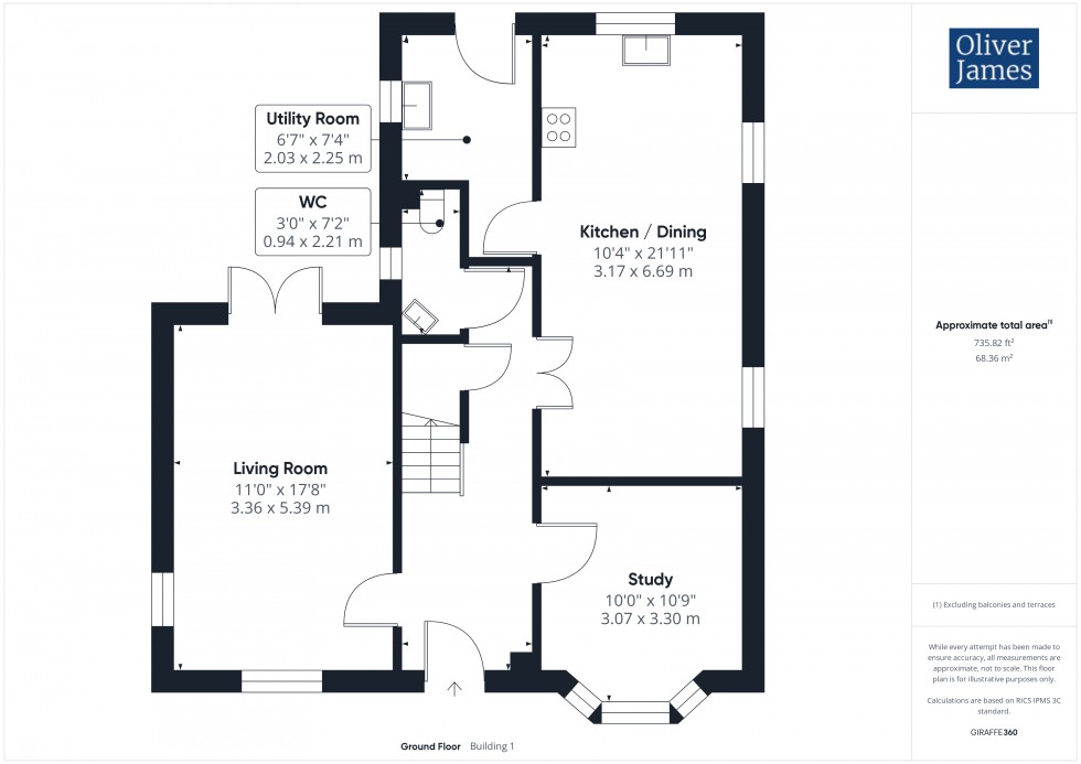 Floorplan for Rowell Way, Sawtry, PE28